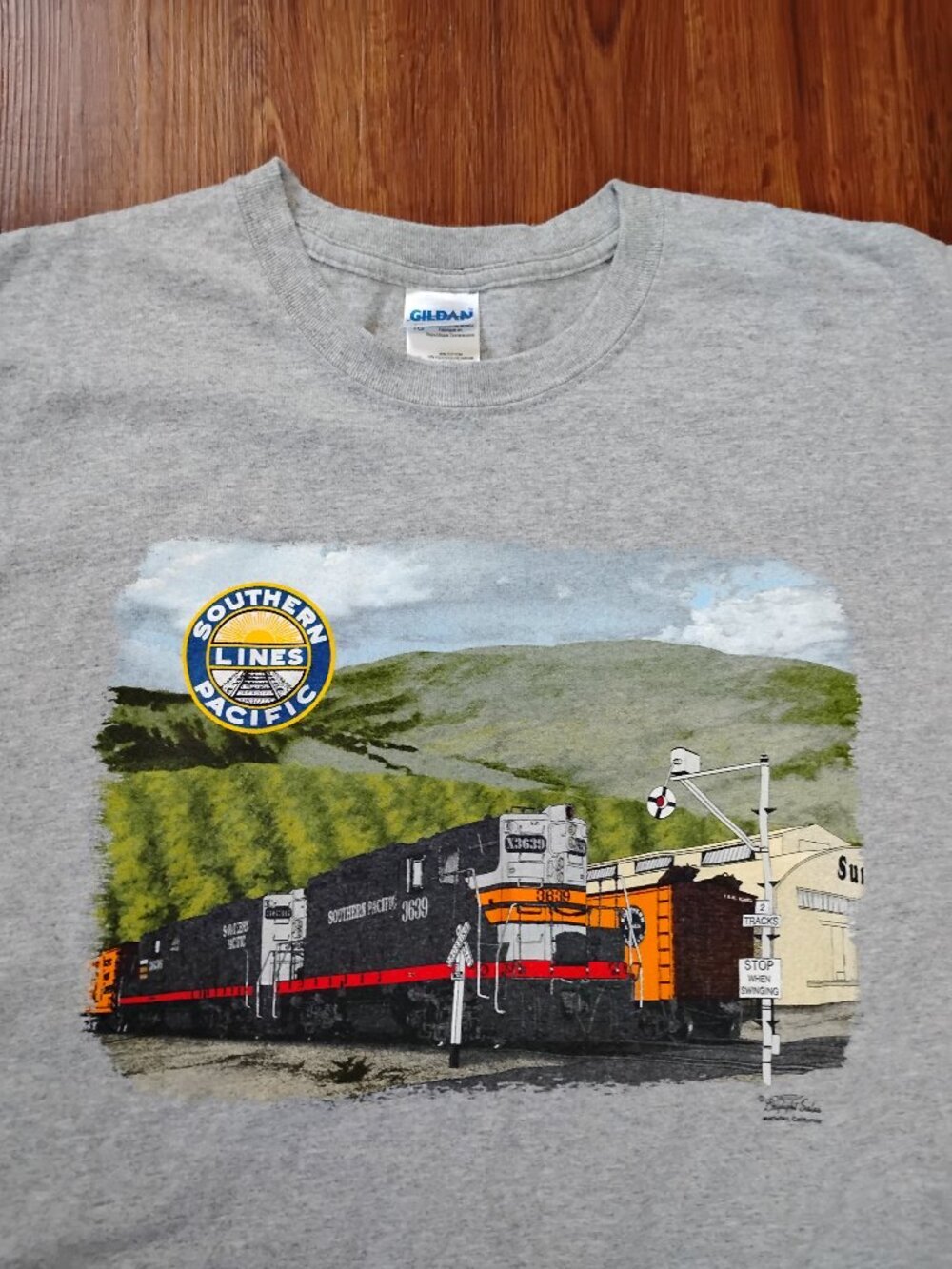 Vintage Southern Pacific Lines Railroad Train T-Shirt